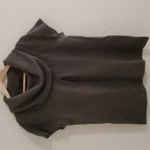 ❄️DESIGN HISTORY Cowel Neck Short Sleeve Sweater